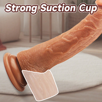 S-HANDE Dildos con Control Remoto, Vibrador de Silicona, Dildo Natural Enorme, Dildo Realista Grande, Dildos Sexuales