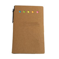 Bloc-notes autocollants personnalisés avec stylo, cadeaux promotionnels, bloc-notes imprimé