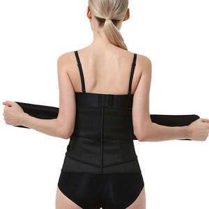 LANGQIN 7028 Ceinture de compression double en jersey de latex écologique, gaine amincissante à maintien ferme avec baleines en acier, réducteur de ventre en Spandex - Product Image 6