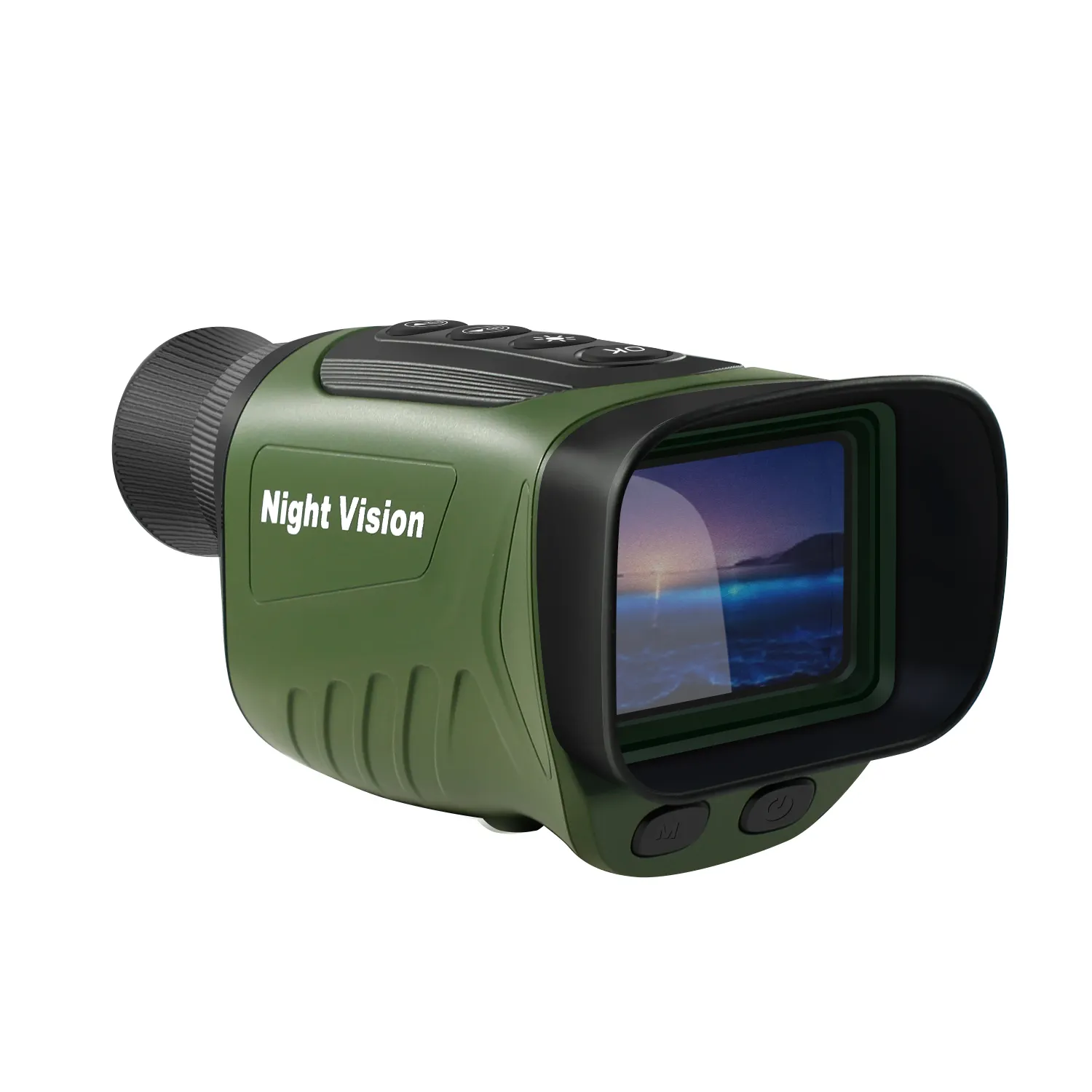 2023 más nuevo DT19 monocular 2,0 pulgadas pantalla IPS monocular tipo visión nocturna 8X Zoom Digital binoculares para visión nocturna de largo alcance