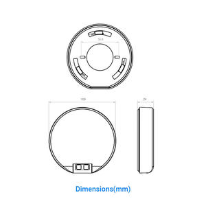 VS330 <span class=keywords><strong>Sensor</strong></span> hunian kamar mandi LoRaWAN 99.5% ToF PIR 4.2yr baterai IP30 Office Mall sekolah 4000mAh 10s NFC Config - Product Image 4