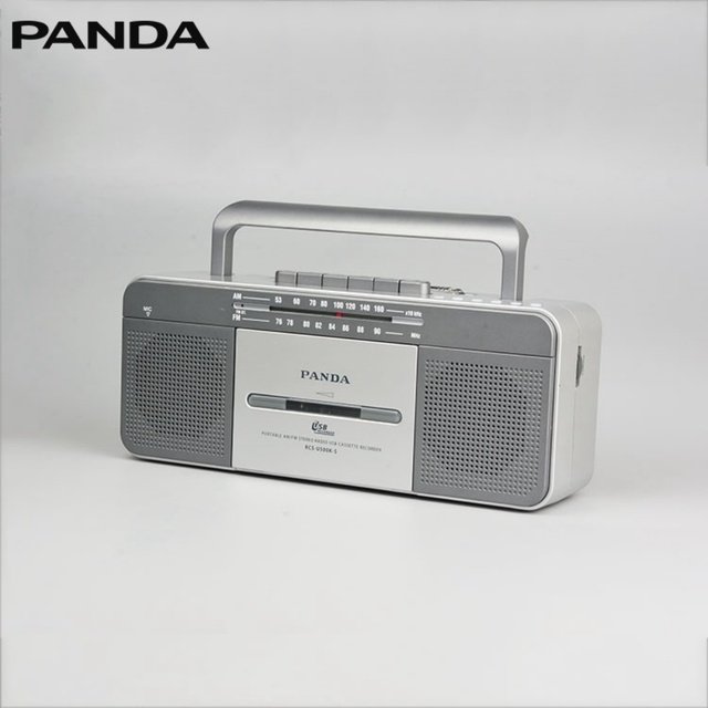 Wholesale Custom Clear Vintage Classic Tape Recorder Audio Boombox Cassette Deck Portable AM/FM Radio Cassette Player MP3 Hi-fi