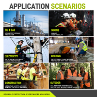 Tenue de travail de sécurité incendie fournie par l'usine, uniformes d'électricien, vêtements de travail de construction, vêtements de travail à bandes réfléchissantes