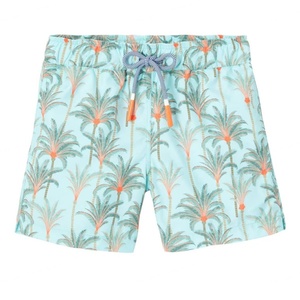 Nouveau design 2025 de shorts de bain pour tout-petits, motif imprimé personnalisé, en tissu tissé, séchage rapide - Product Image 1