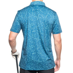 शर्ट कस्टम पॉलिएस्टर के लिए नए डिजाइन पुरुषों की औपचारिक ठोस बुना हुआ गोल्फ - Product Image 4