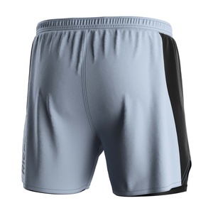 Shorts d'entraînement décontractés 2-en-1 OEM à séchage rapide, compression musculaire, double maille, taille élastique, 100 % polyester toile - Product Image 4
