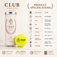 NODEX Vente en gros de balles de haute qualité, balles de padel personnalisées, balles de tennis de plage, matériaux en feutre naturel, balles de tennis avec LOGO