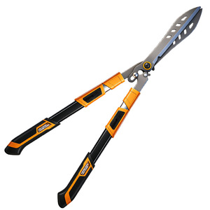 Tijeras para setos Niu Xiang de 45-60 cm con hoja de acero al carbono, capacidad de corte de 25 mm, mango de goma, herramienta manual de jardín - Product Image 5