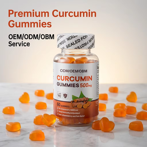 Gomitas de Cúrcuma Sin Azúcar Personalizadas de Fábrica ODM con Base de Pectina para el Apoyo de las Articulaciones y la Recuperación Muscular, Marca Privada - Product Image 6