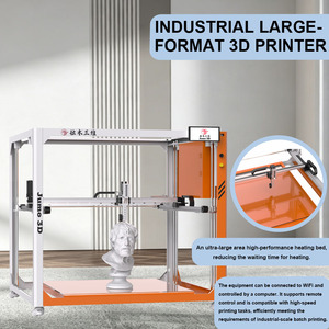 Imprimante 3D grand format JUMO 3D à extrusion monovis haute performance 350 mm/s avec nivellement automatique et plateau chauffant pour la fabrication de moules de fonderie - Product Image 3