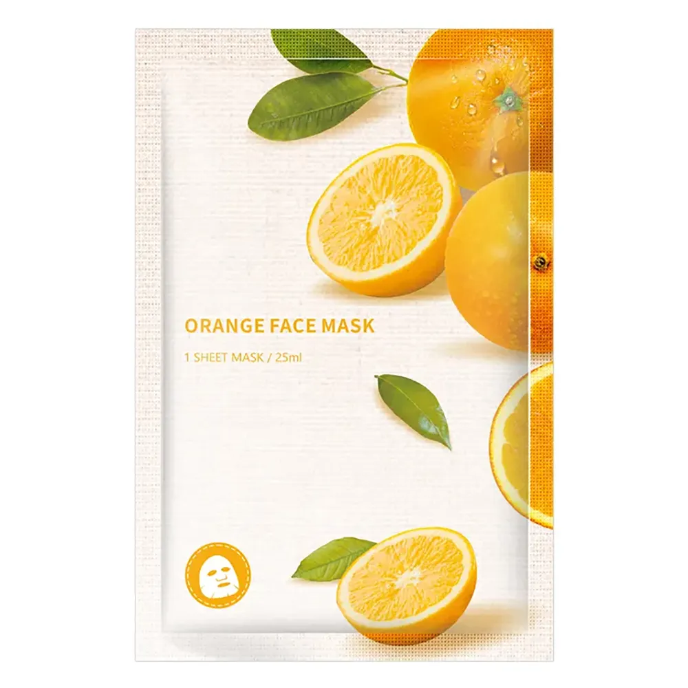 Wholesale Private label skin care facial sheet mask natural plant fruit extract moisturizing face mask