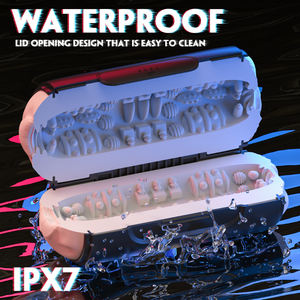 High-End Gilgal Manual Vliegtuig <span class=keywords><strong>Cup</strong></span> Masturbator Dual Channel Interactieve Volwassen Seksspeeltje Met Zachte Interieur Geluidsvorm Voor Mannen - Product Image 4