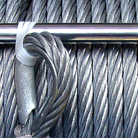 Treuil électrique en acier de 2 à 5 tonnes, palan à câble métallique avec moteur 12 V CC pour applications de levage automobile