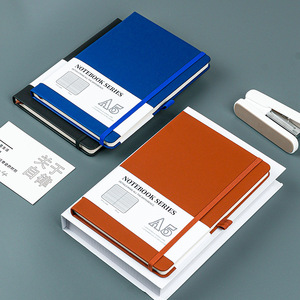 2026 impression personnalisée planificateur quotidien carnet de notes en cuir non daté fournitures scolaires de commerce objectif A5 planificateur classeur - Product Image 1