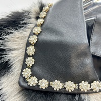 Veste en fausse fourrure chic pour femme, style streetwear, en peluche synthétique, personnalisable avec logo de marque