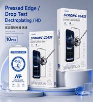 Protection d'écran personnalisée HD pour téléphone portable, film en verre trempé transparent 9H 3D 5D, protection d'écran pour Samsung IPhone 18 17/16/15 13 Pro Max