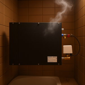 Générateur de vapeur Vevor 4 kW, système de chauffage pour sauna et spa en métal, chauffe en 10 min, autonomie de 24h, contrôleur de douche électrique - Product Image 2