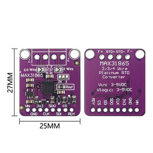 MAX31865 PT100 ila PT1000 RTD-dijital dönüştürücü kurulu sıcaklık termokupl sensörü amplifikatör modülü 3.3V/5V <span class=keywords><strong>Arduino</strong></span> için - Product Image 2