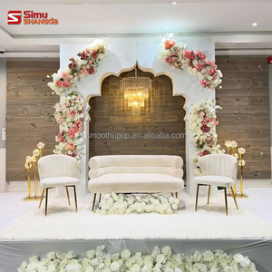 Arche de toile de fond en acrylique blanc personnalisée, durable, pour la décoration de scène de mariage, événements intérieurs et extérieurs - Product Image 2