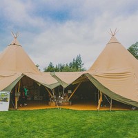 Tipi Glamping Safari Tente de luxe étanche pour réception