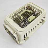 Cage de transport respirante pour animaux de compagnie, approuvée par les compagnies aériennes, à double porte, en plastique, pour oiseaux et petits animaux, idéale pour l'avion, la voiture et la clinique vétérinaire – Vente directe usine