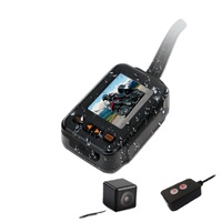 Caméra de tableau de bord personnalisée pour moto avec deux caméras 720P avant et arrière, commande filaire, pour la conduite et l'enregistrement en véhicule, spécialement conçue
