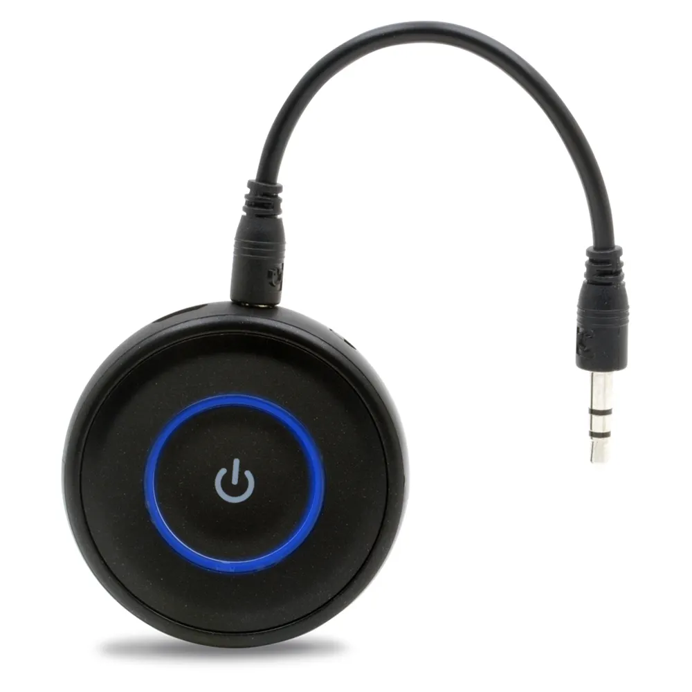 Pemancar dan Penerima Bluetooth 5.0, Adaptor Audio 3.5Mm Nirkabel (AptX Latensi Rendah, Sepasang 2 Sekaligus, untuk TV/Headphone)
