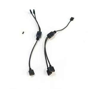 ARGBコントローラ30cmスプリッターエクステンションケーブル1 ~ 2 5V ARGBデバイス用ファンライトストリップ - Product Image 3
