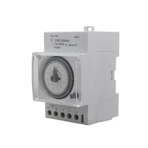 220v 110V 24 jam jenis otomatis Analog mekanik harian lampu jalan Timer SLY30 relai waktu sakelar waktu