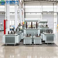 Transformateur triphasé immergé dans l'huile 630 kVA 10 kV/0,4 kV, régulation automatique de tension, faible perte