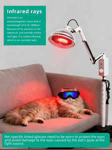 Lampe de thérapie thermique infrarouge pour animaux de compagnie, dispositif de thérapie par ondes électromagnétiques pour chiens et chats, récupération des articulations et des muscles - Product Image 3