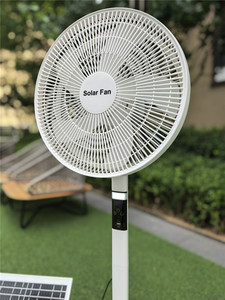 Cheap Price Plastic 16Inch Rechargeable <b>Fan</b> Floor Standing Solar <b>Fan</b> With <b>Remote</b> <b>Control</b> Household <b>Fan</b> T919 OEM Hot Sale 16-Inch - Product Image 3