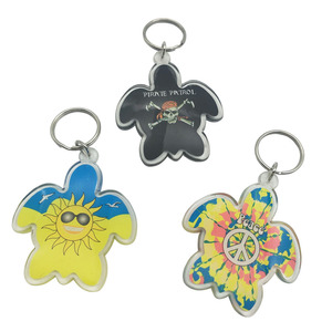 Acrylic Keychain turtle keychain acrylic magnet Acrylic clip for souvenirs