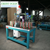 Machine à tresser à grande vitesse Credit Ocean à 32 broches pour la fabrication de cordes et de lacets
