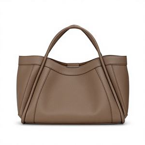 Bolsos de Hombro para Mujer, Bolsos <span class=keywords><strong>Boston</strong></span>, Bolsos Casuales de Moda, Bolsos de Cuero Genuino para Mujer, Venta Directa de Fábrica - Product Image 4