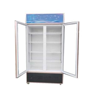 2 portes vitrées 500L affichage commercial congélateur bière réfrigérateur/congélateur - Product Image 3