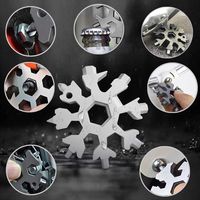 Offre Spéciale flocons de neige multi-outil Gadgets portables Edc Multi porte-clés combinaison inoxydable Compact Portable outil extérieur