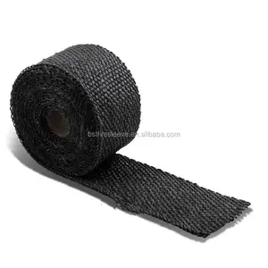 2'' 5/10/15 Meters Titanium Turbocharger Downpipe Manifold Header Shield Heat Protection Pipe Heat Resistant Exhaust Wrap Tape