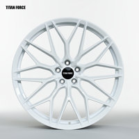 Jantes forgées pour voitures de course, 18 19 20 21 22 pouces, 5x108 5x110, blanches, pour modèles 458 488 California 599 GTB Fiorano