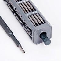Jeu de tournevis Pexmientas S2 Bits 46 en 1, embouts magnétiques, manche en aluminium, mini tournevis