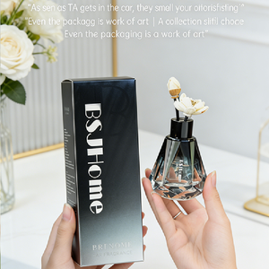 Diffuseur de parfum pour voiture en verre, parfum avancé, bijoux décoratifs, désodorisation pour femmes enceintes, nourrissons, porte-gobelet - Product Image 5