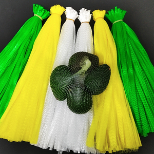 Factory Supply Eco-friendly <strong>Green</strong> Plastic <strong>Mesh</strong> <strong>Net</strong> <strong>Bag</strong> With Locks for Vegetables and Fruits Packing - Product Image 1