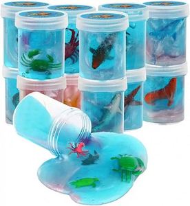 New Hot Sale Soft Colored Clay Clear Colorful Crystal Resin Plastic Scented Stress Relief - Product Image 5