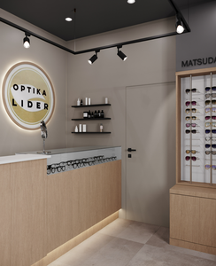 Professional luxury eyewear display stand optical shop counter optical shop display racks wooden optical shop furniture - Product Image 5