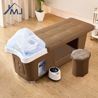 Lit chauffant inclinable multifonctionnel pour salon de thérapie par l'eau Spa Thai Massage Shampooing