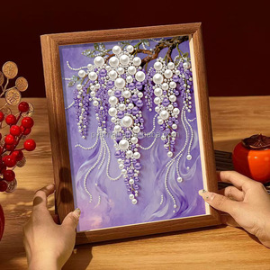 Kit de Peinture Diamant 5D DIY Style Point Partiel, <span class=keywords><strong>Toile</strong></span> Imprimée Dessins Animés pour Enfants, Peinture Diamant Faite Main, Décoration Maison - Product Image 2