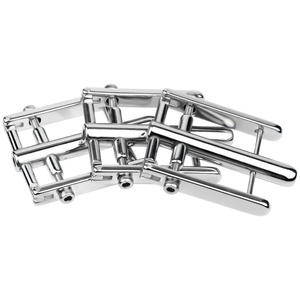 2025 New Fresh Style Cock Cage Men's Chastity Device with Lock Sleek Sliver Metal <b>Dildo</b> Sex Toy Chastity Cage for Male - Product Image 3
