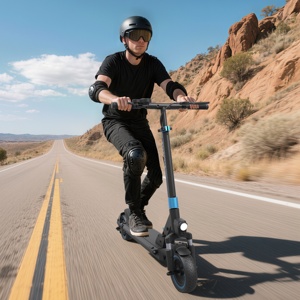 Trottinette Électrique Tout-Terrain Pas Chère, Rapide et Puissante, Trottinette Électrique Tout Terrain à Longue Porté<span class=keywords><strong>e</strong></span> et Pliable - Product Image 2