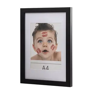 Promotional 4X6 5X7 A4 Europe style Black decorative wall black photo frame Business Gifts
