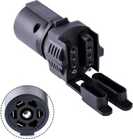 Adaptateur de remorque 7 à 4 voies 5 voies Connecteur de remorque à lame plate 7 broches à 4 broches ou 5 broches